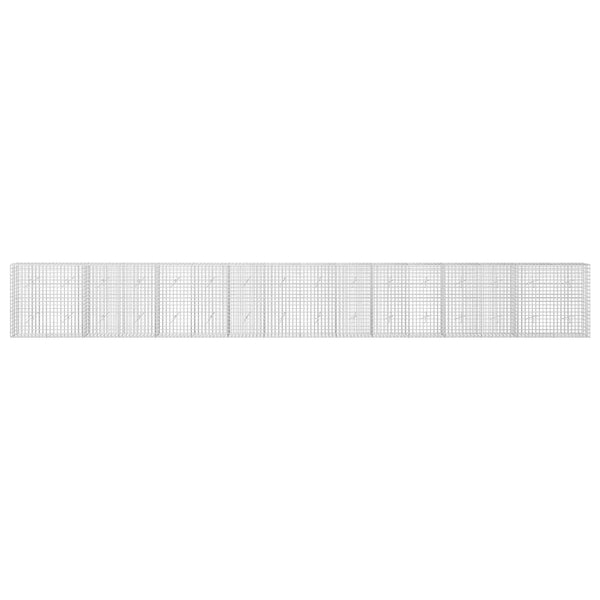 Gabioni, jossa 3,5 mm langat ja 5x5 cm verkko 800x20x100 cm