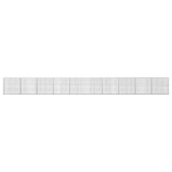 Gabioni, jossa 3,5 mm langat ja 5x5 cm verkko 1000x20x100 cm