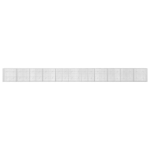 Gabioni, jossa 3,5 mm langat ja 5x5 cm verkko 1100x20x100 cm