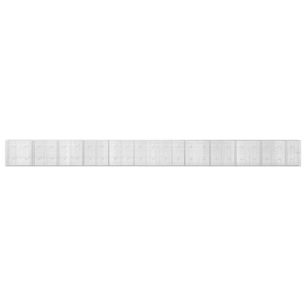 Gabioni, jossa 3,5 mm langat ja 5x5 cm verkko 1150x20x100 cm