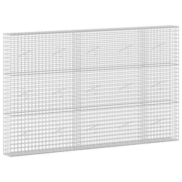 Gabioni, jossa 3,5 mm langat ja 5x5 cm verkko 250x20x150 cm