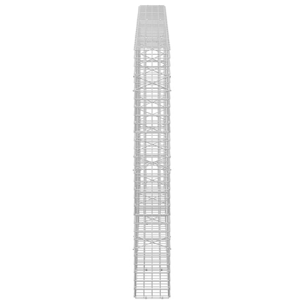 Gabioni, jossa 3,5 mm langat ja 5x5 cm verkko 250x20x150 cm