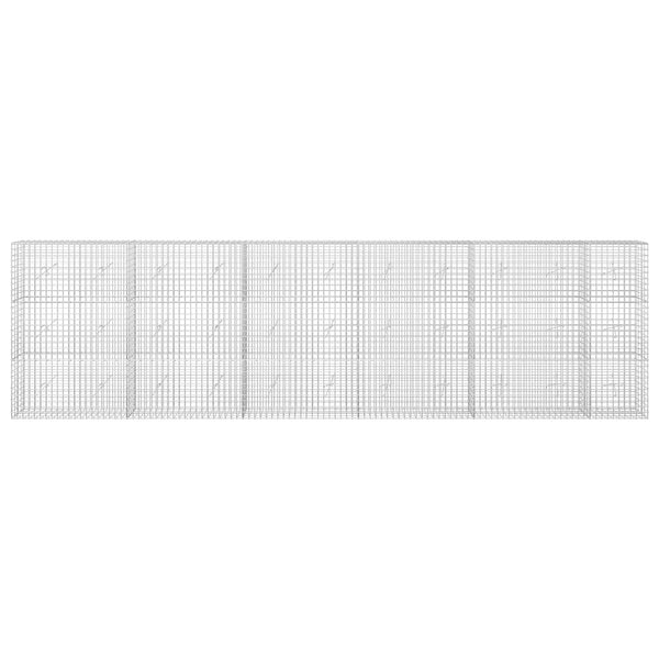 Gabioni, jossa 3,5 mm langat ja 5x5 cm verkko 550x20x150 cm