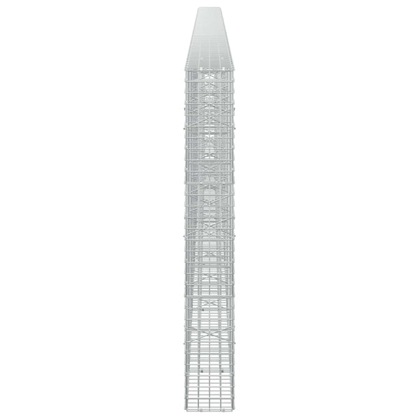 Gabioni, jossa 3,5 mm langat ja 5x5 cm verkko 650x20x150 cm