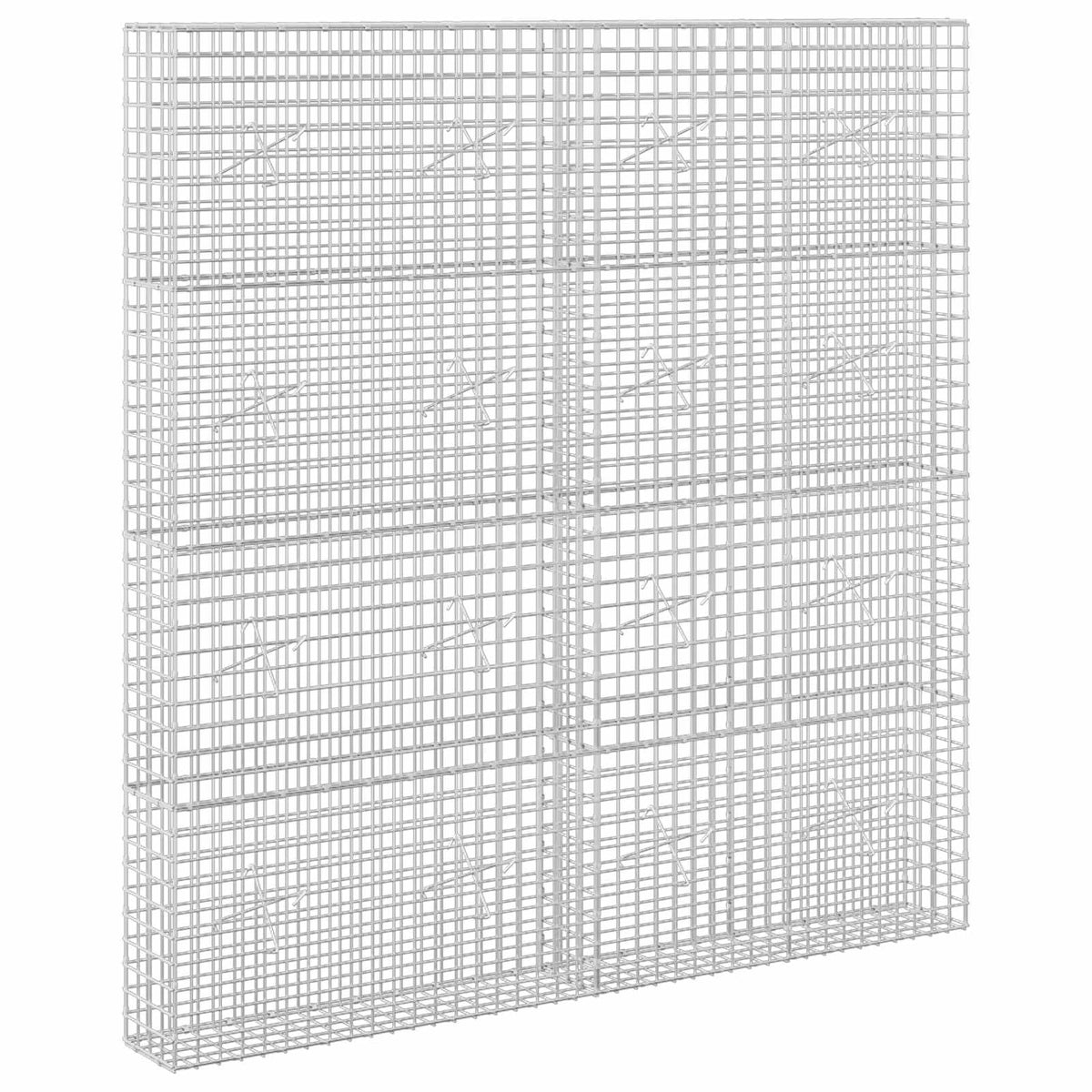 Gabioni, jossa 3,5 mm langat ja 5x5 cm verkko 200x20x200 cm