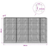 Gabioni, jossa 3,5 mm langat ja 5x5 cm verkko 350x20x200 cm