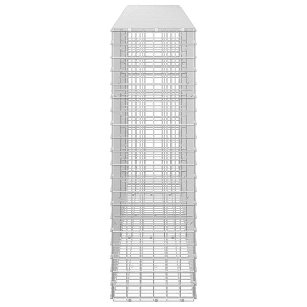 Gabioni, jossa 3,5 mm langat ja 5x5 cm verkko 250x30x100 cm
