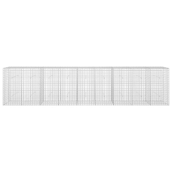 Gabioni, jossa 3,5 mm langat ja 5x5 cm verkko 450x30x100 cm