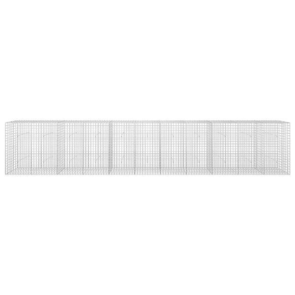 Gabioni, jossa 3,5 mm langat ja 5x5 cm verkko 550x30x100 cm