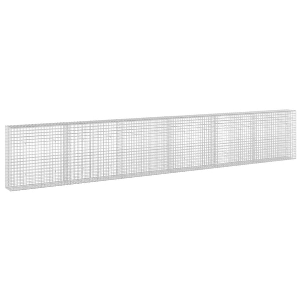 Gabioni, jossa 3,5 mm langat ja 5x5 cm verkko 600x30x100 cm