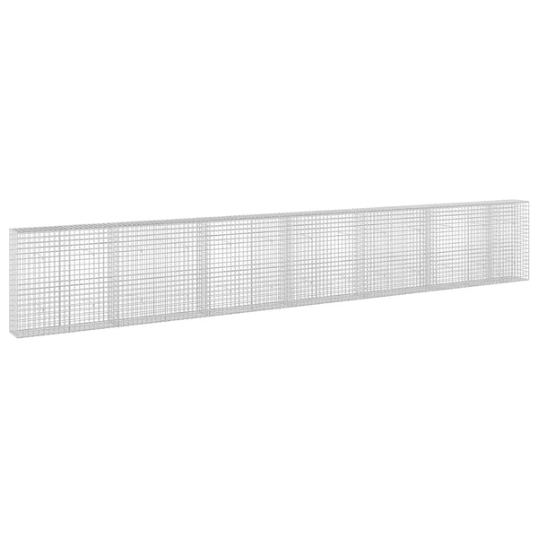 Gabioni, jossa 3,5 mm langat ja 5x5 cm verkko 650x30x100 cm