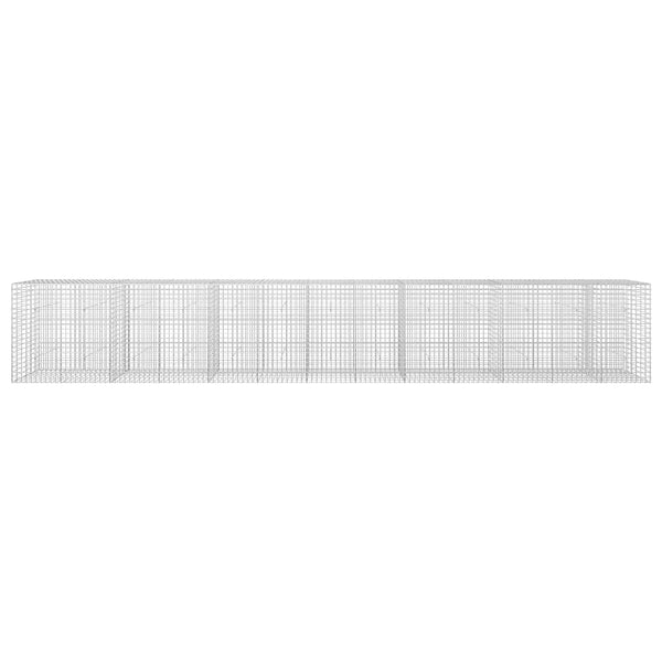 Gabioni, jossa 3,5 mm langat ja 5x5 cm verkko 650x30x100 cm