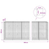 Gabioni, jossa 3,5 mm langat ja 5x5 cm verkko 850x30x100 cm