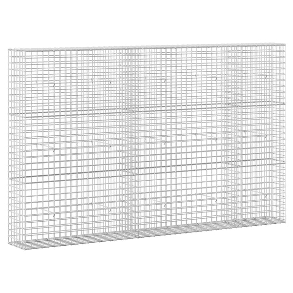 Gabioni, jossa 3,5 mm langat ja 5x5 cm verkko 250x30x150 cm