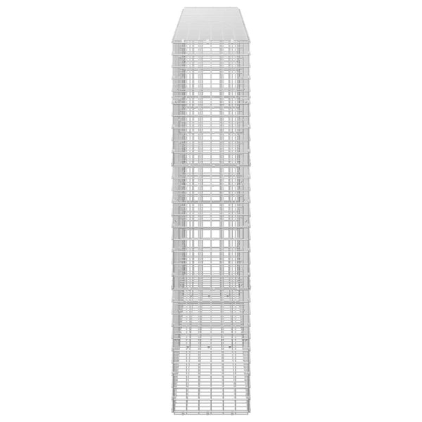 Gabioni, jossa 3,5 mm langat ja 5x5 cm verkko 250x30x150 cm