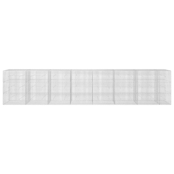 Gabioni, jossa 3,5 mm langat ja 5x5 cm verkko 750x30x150 cm