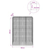 Gabioni, jossa 3,5 mm langat ja 5x5 cm verkko 150x30x200 cm