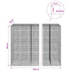 Gabioni, jossa 3,5 mm langat ja 5x5 cm verkko 1150x30x200 cm