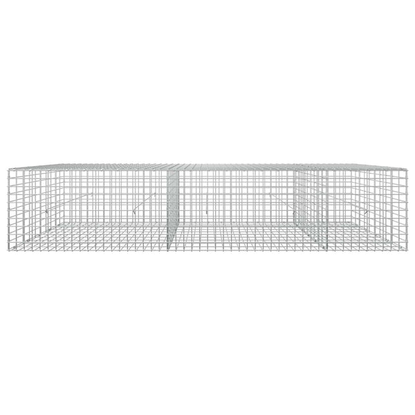 Gabioni, jossa 3,5 mm langat ja 5x5 cm verkko 250x50x50 cm