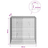 Gabioni, jossa 3,5 mm langat ja 5x5 cm verkko 100x50x100 cm