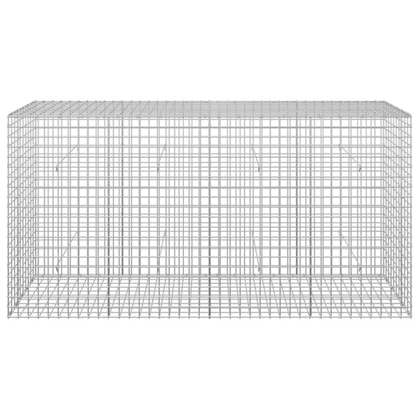 Gabioni, jossa 3,5 mm langat ja 5x5 cm verkko 200x50x100 cm