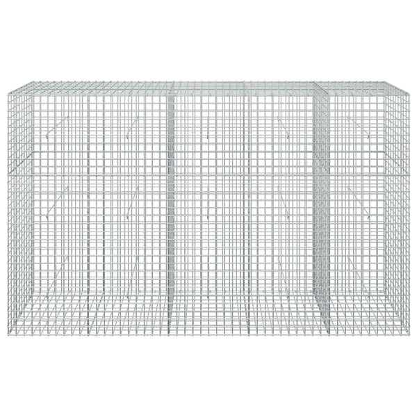 Gabioni, jossa 3,5 mm langat ja 5x5 cm verkko 250x50x150 cm