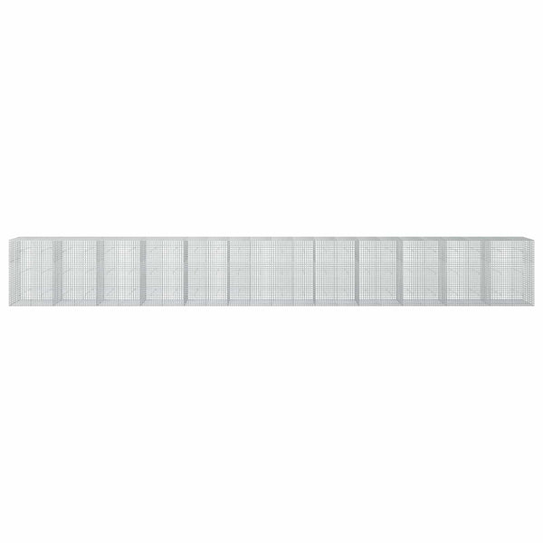 Gabioni, jossa 3,5 mm langat ja 5x5 cm verkko 1200x50x150 cm