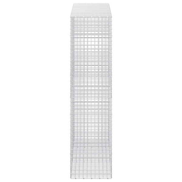 Gabioni, jossa 3,5 mm langat ja 5x5 cm verkko 250x50x200 cm