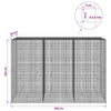 Gabioni, jossa 3,5 mm langat ja 5x5 cm verkko 300x50x200 cm