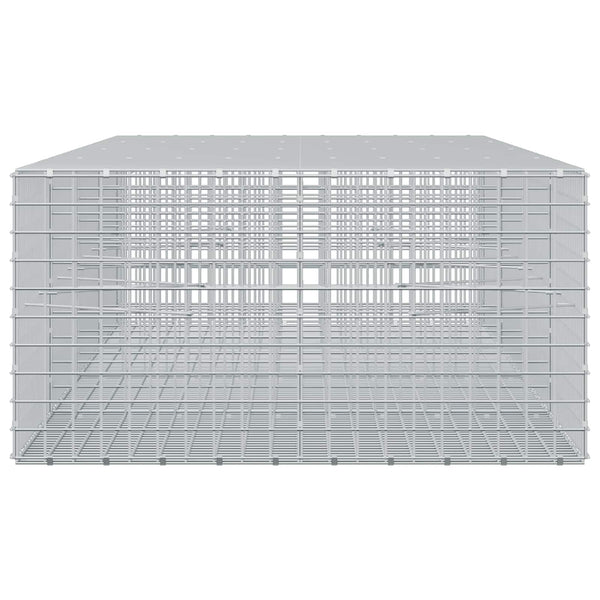 Gabioni, jossa 3,5 mm langat ja 5x5 cm verkko 400x100x50 cm