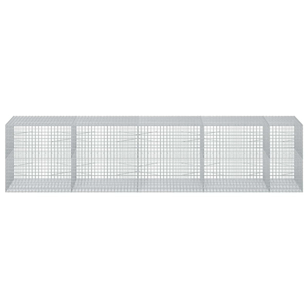 Gabioni, jossa 3,5 mm langat ja 5x5 cm verkko 450x100x100 cm