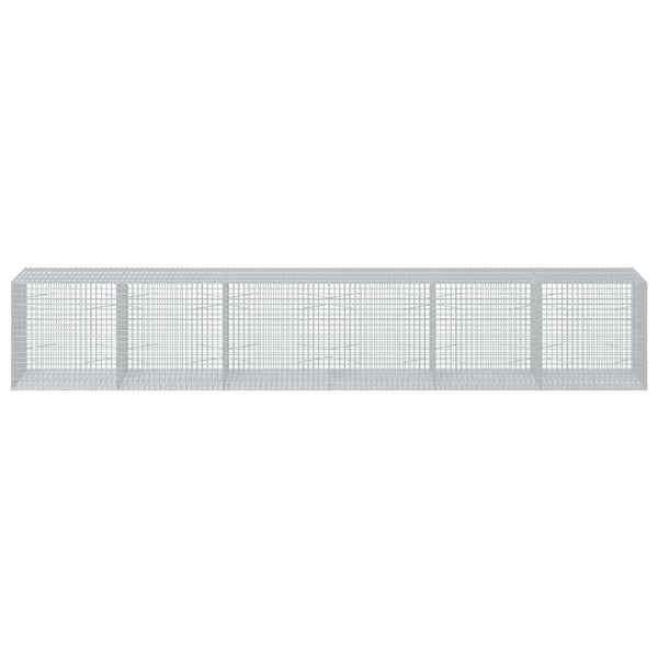 Gabioni, jossa 3,5 mm langat ja 5x5 cm verkko 600x100x100 cm
