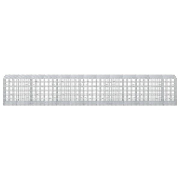 Gabioni, jossa 3,5 mm langat ja 5x5 cm verkko 650x100x100 cm
