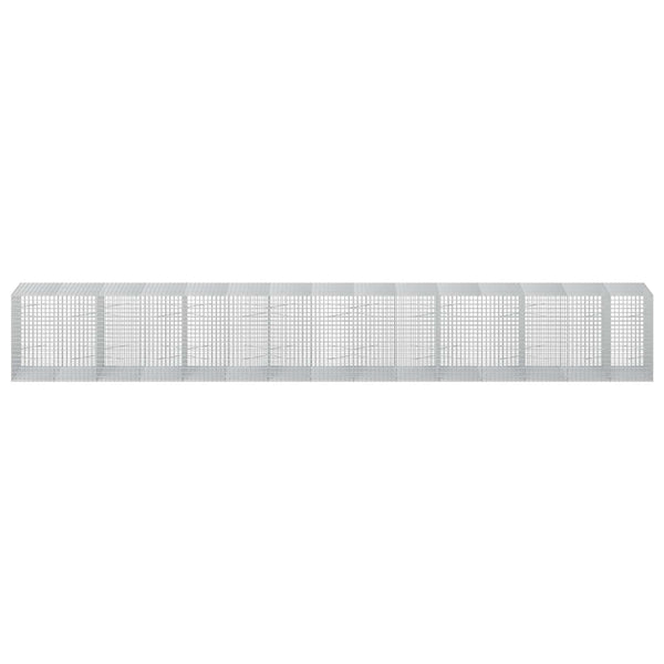 Gabioni, jossa 3,5 mm langat ja 5x5 cm verkko 750x100x100 cm
