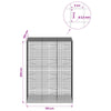Gabioni, jossa 3,5 mm langat ja 5x5 cm verkko 150x100x200 cm