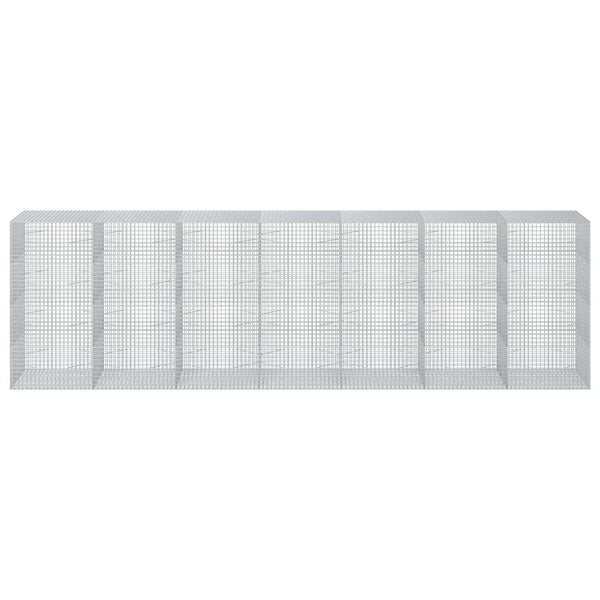 Gabioni, jossa 3,5 mm langat ja 5x5 cm verkko 700x100x200 cm