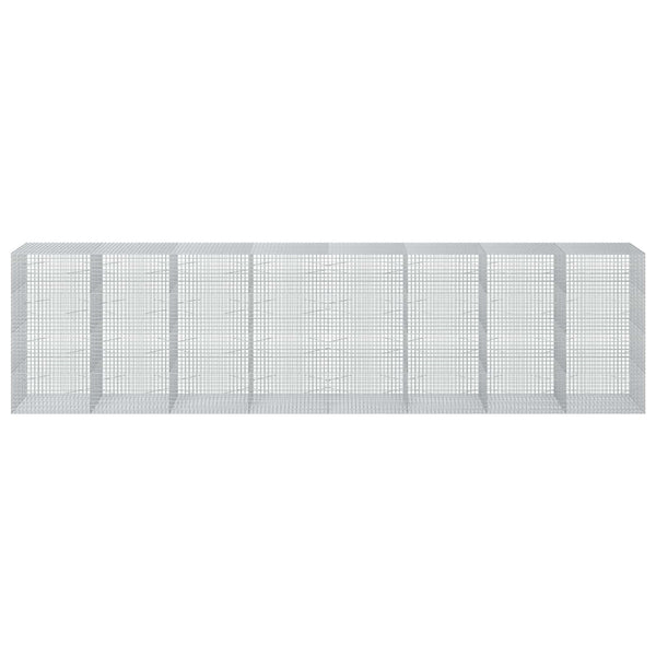Gabioni, jossa 3,5 mm langat ja 5x5 cm verkko 800x100x200 cm