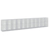 Gabioni, jossa 3,5 mm langat ja 5x5 cm verkko 1050x100x200 cm