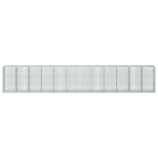 Gabioni, jossa 3,5 mm langat ja 5x5 cm verkko 1200x100x200 cm