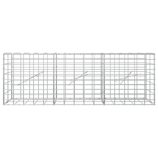 Gabion 3,5 mm Langasta ja 5x10 cm Verkkosta 150x10x50 cm