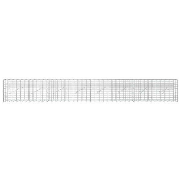 Gabion 3,5 mm Langasta ja 5x10 cm Verkkosta 400x10x50 cm