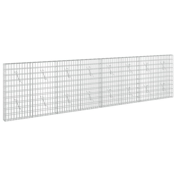 Gabion 3,5 mm Langasta ja 5x10 cm Verkkosta 400x10x100 cm