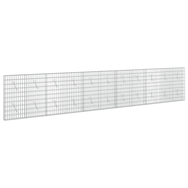 Gabion 3,5 mm Langasta ja 5x10 cm Verkkosta 550x10x100 cm