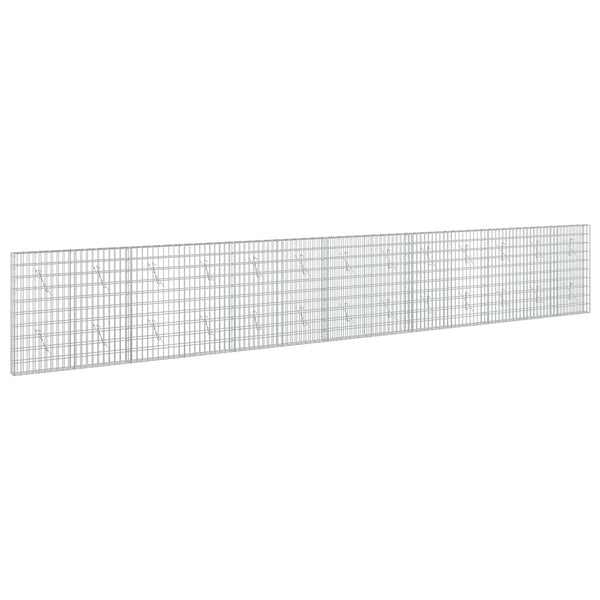 Gabion 3,5 mm Langasta ja 5x10 cm Verkkosta 650x10x100 cm