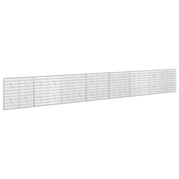 Gabion 3,5 mm Langasta ja 5x10 cm Verkkosta 750x10x100 cm