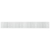 Gabion 3,5 mm Langasta ja 5x10 cm Verkkosta 800x10x100 cm