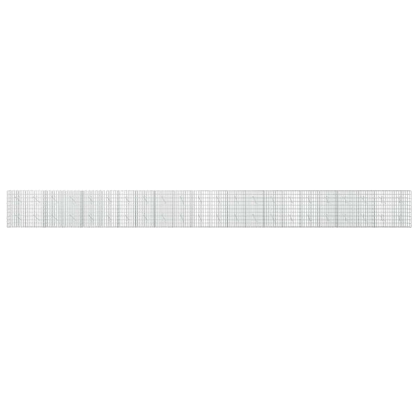 Gabion 3,5 mm Langasta ja 5x10 cm Verkkosta 1100x10x100 cm