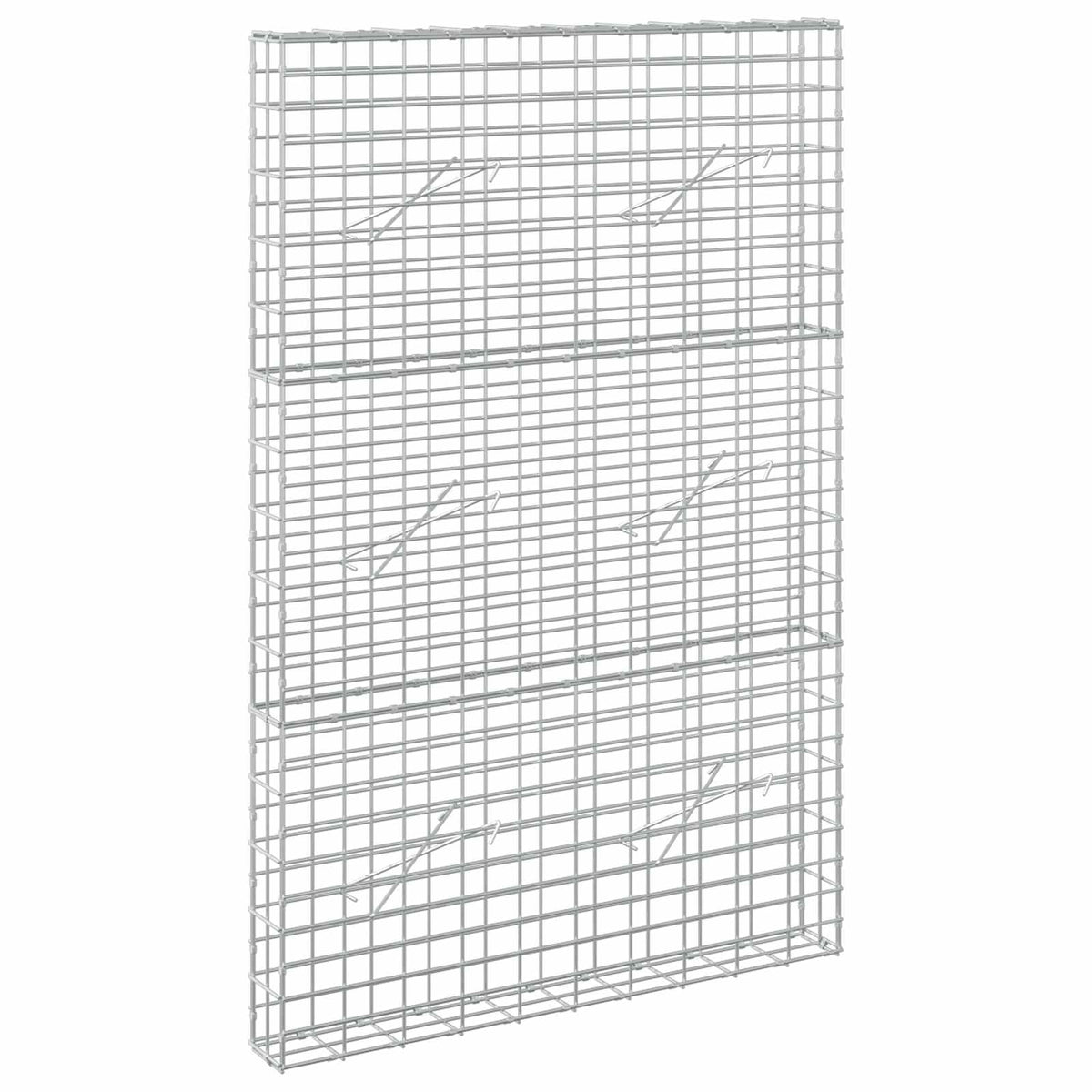 Gabion 3,5 mm Langasta ja 5x10 cm Verkkosta 100x10x150 cm