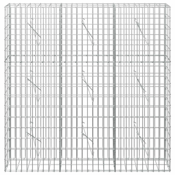 Gabion 3,5 mm Langasta ja 5x10 cm Verkkosta 150x10x150 cm