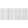 Gabion 3,5 mm Langasta ja 5x10 cm Verkkosta 350x10x150 cm